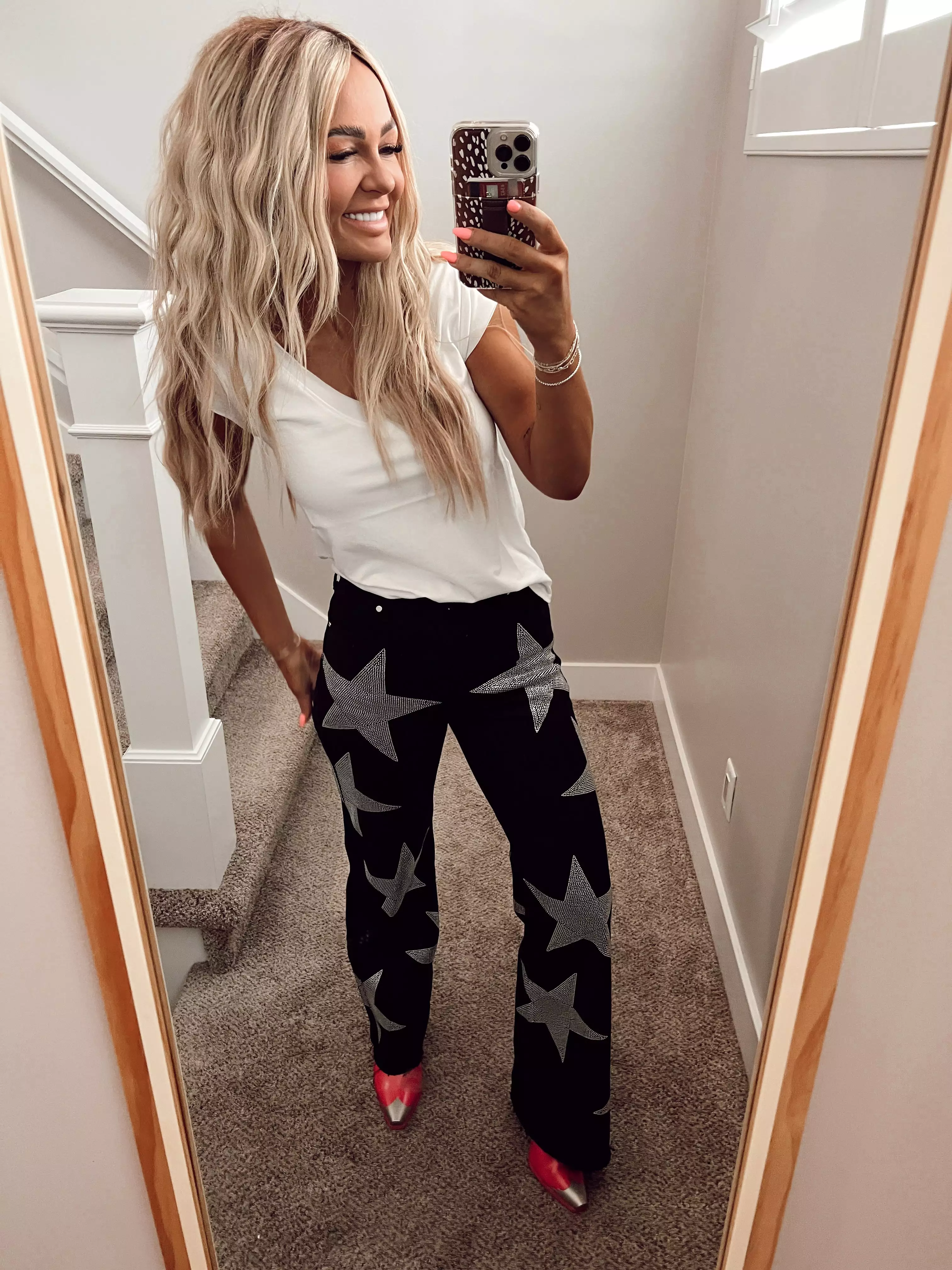 Rhinestone Star Pant