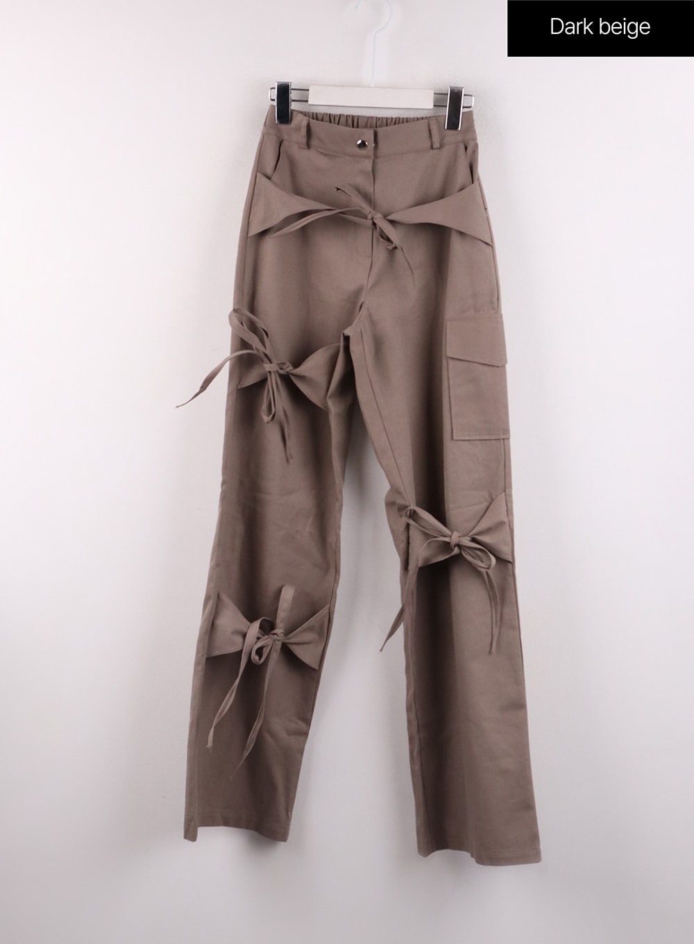 Ribbon Detail Cargo Pants CF401