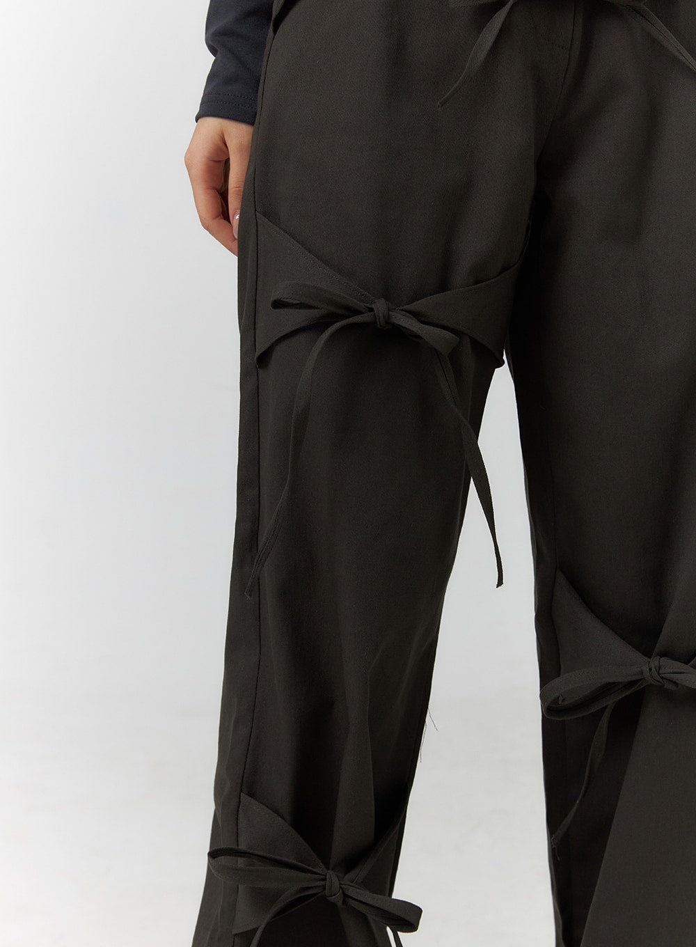 Ribbon Detail Cargo Pants CF401