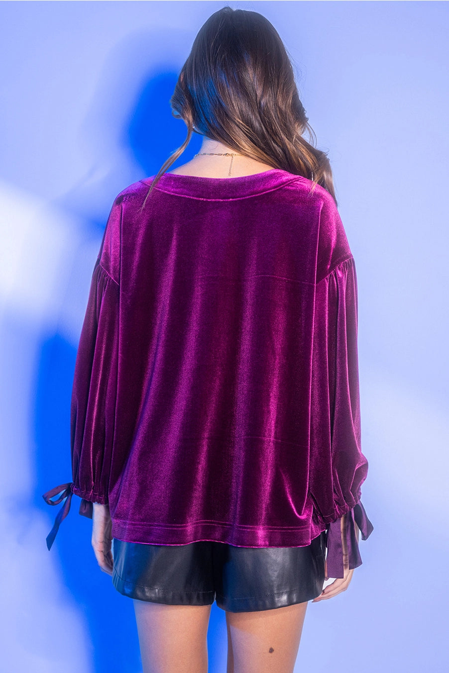 Romantic Allure Velvet Top