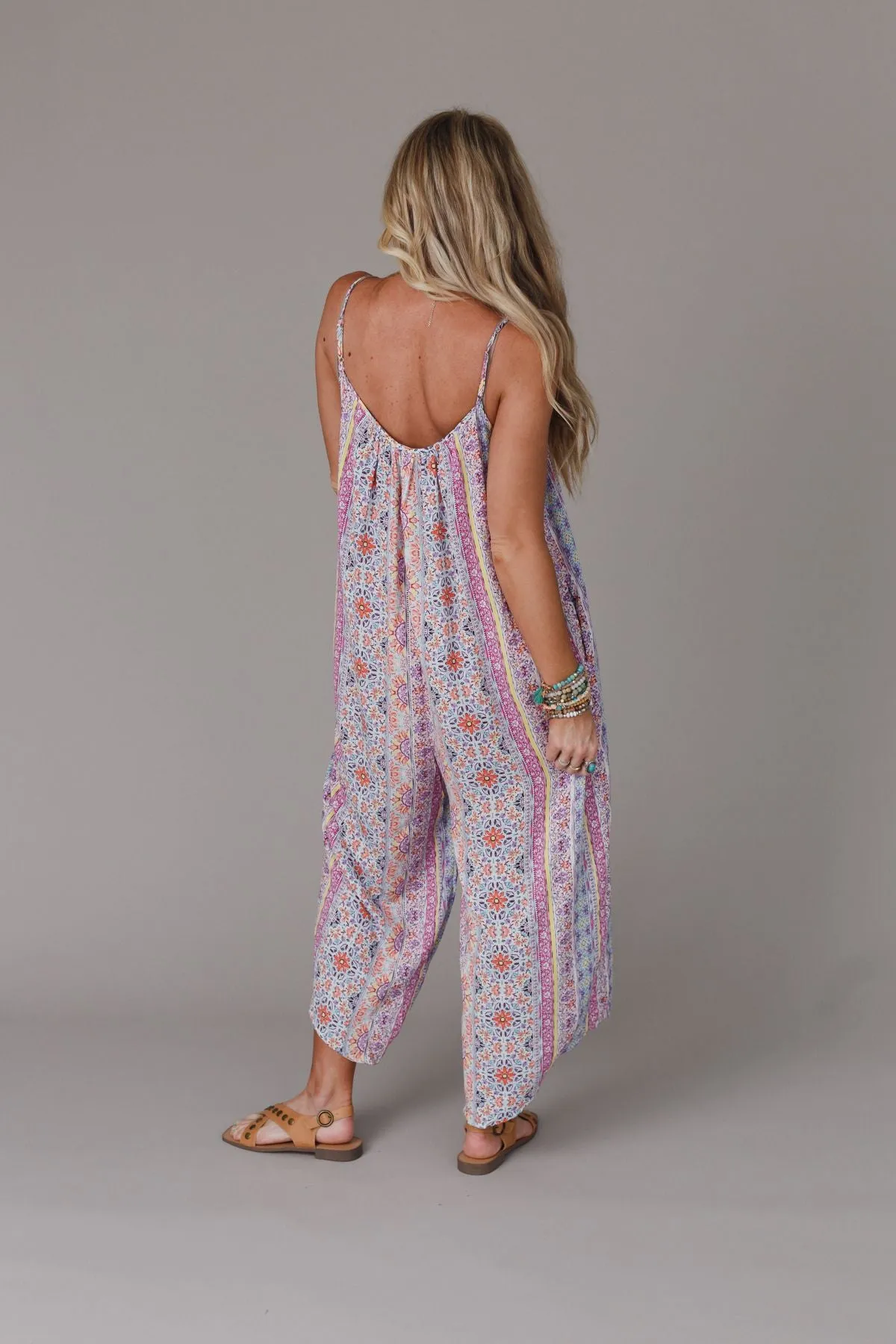 Samara Printed Jumpsuit - Multi