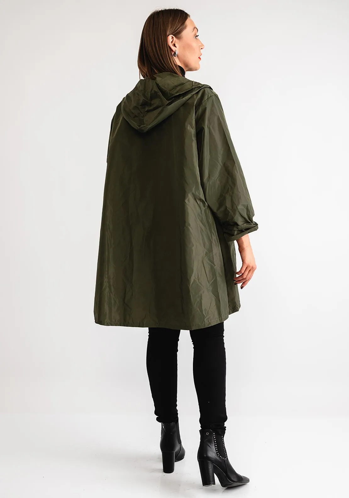 Serafina Collection One Size Coat, Khaki Green