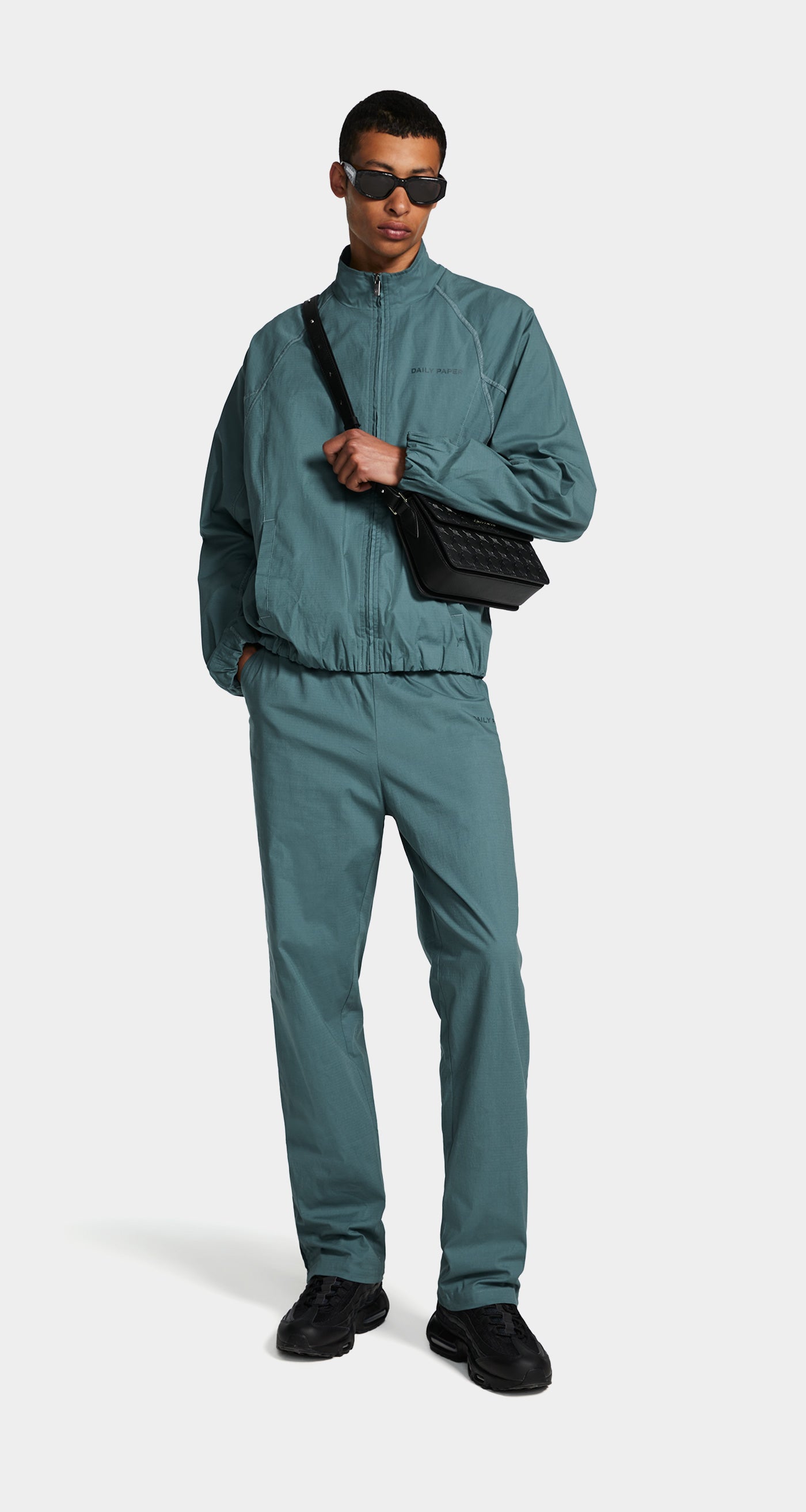 Silver Green Halif Track Pants