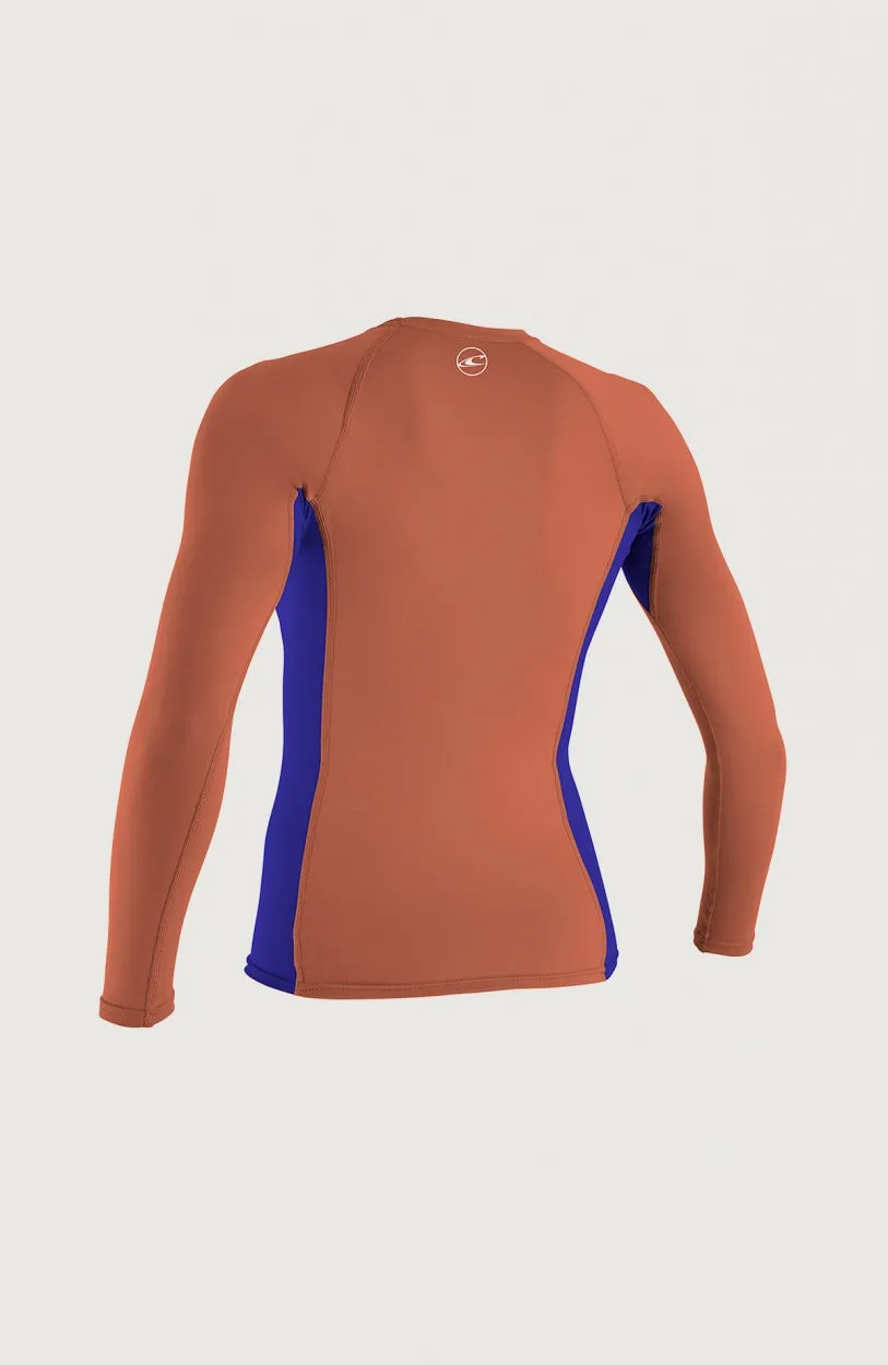 Skins Long Sleeve Crew | Orange