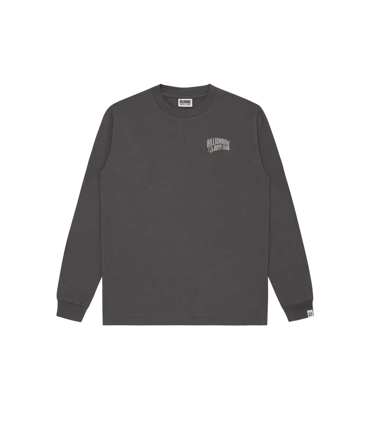 SMALL ARCH LOGO L/S T-SHIRT - SPACE GREY