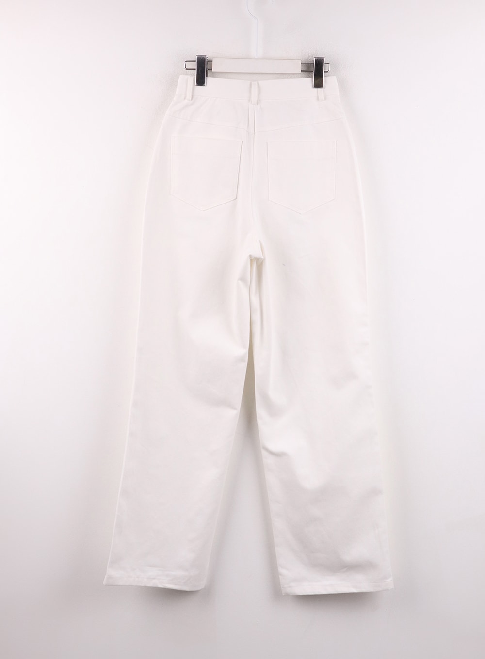 Solid Cotton Straight Pants CF401