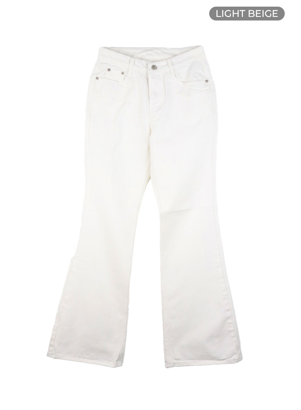 Solid Cotton Straight Pants CM415