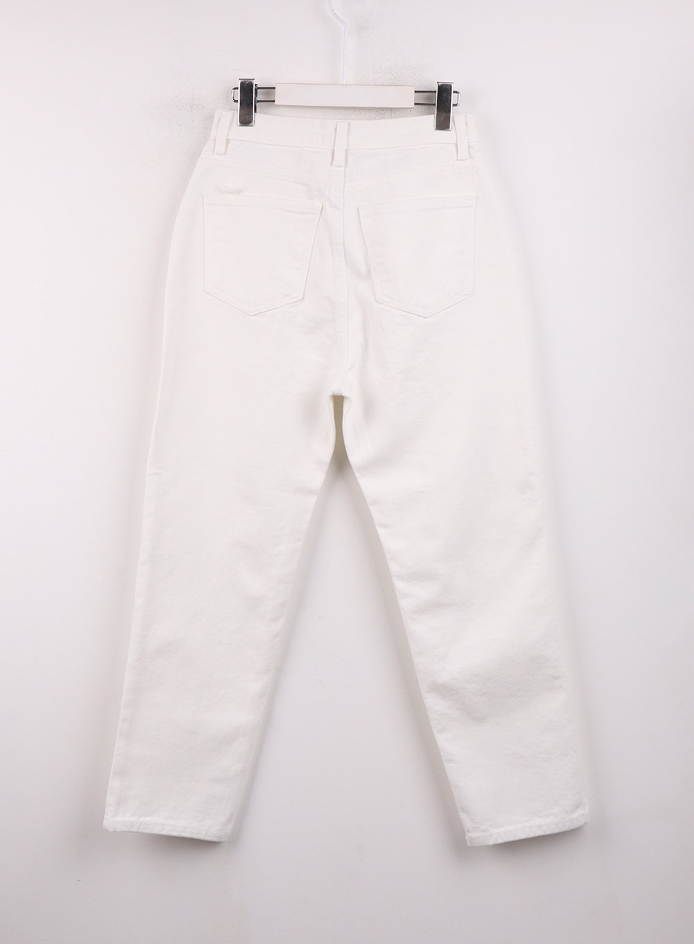 Solid Cotton Straight Pants OJ429