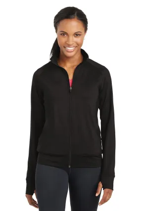 Sport-Tek Ladies NRG Fitness Jacket LST885 Black