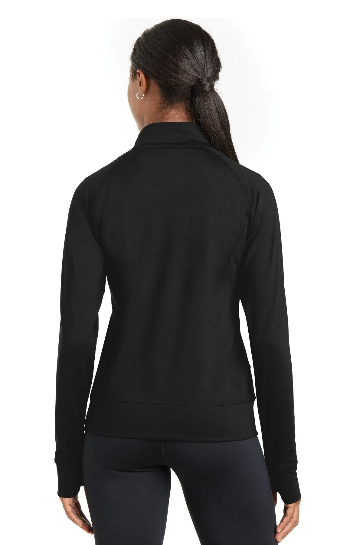 Sport-Tek Ladies NRG Fitness Jacket LST885 Black