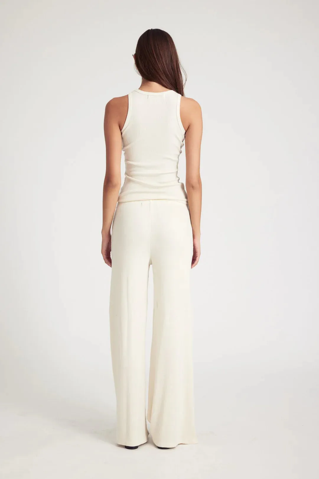 SPRWMN Rib Wide Leg Pants