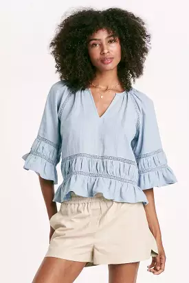 Sybil Lace Trim Top