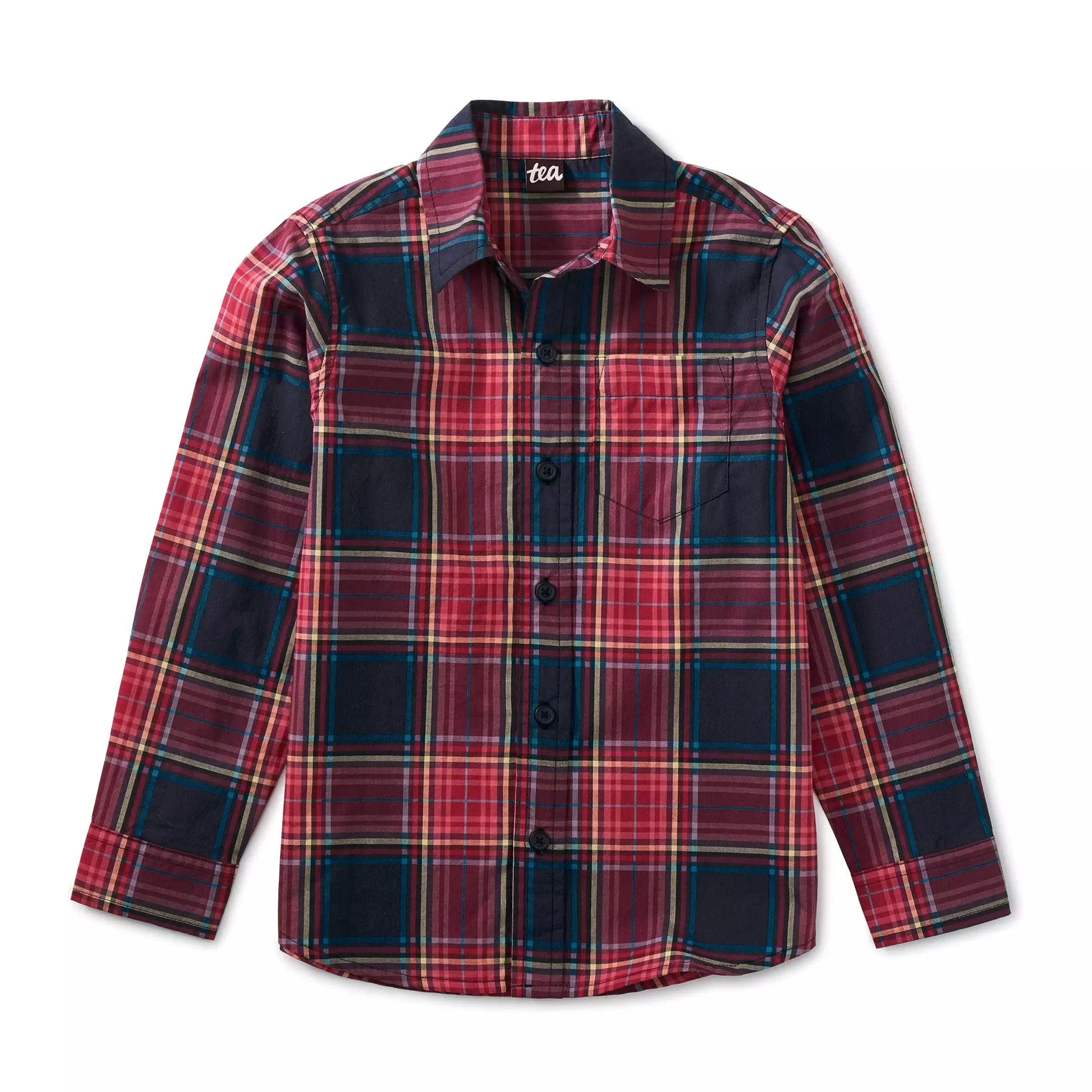 Tea Collection Matsuri Plaid Button Up Shirt