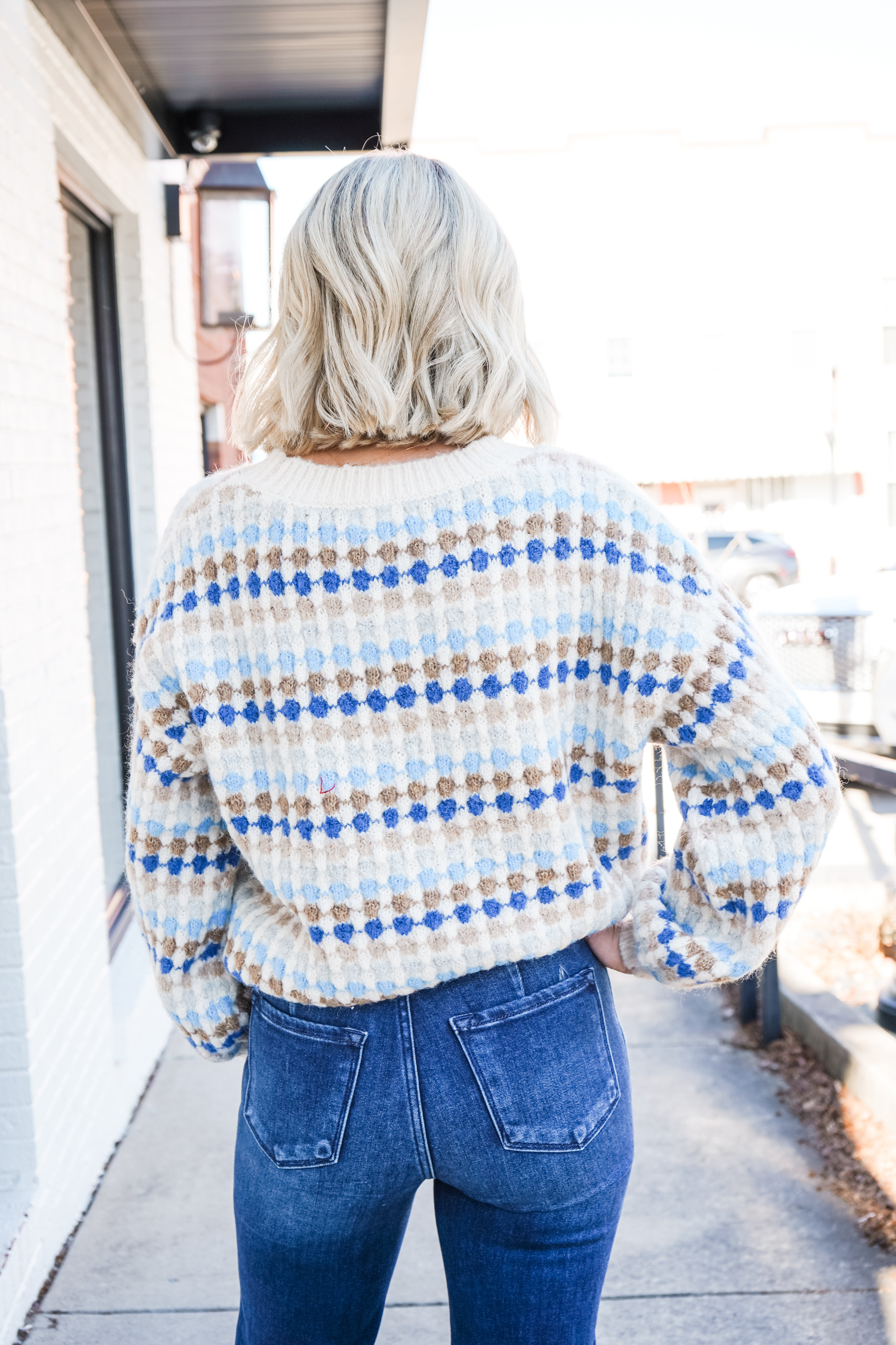 The Blues Crew Knit Sweater