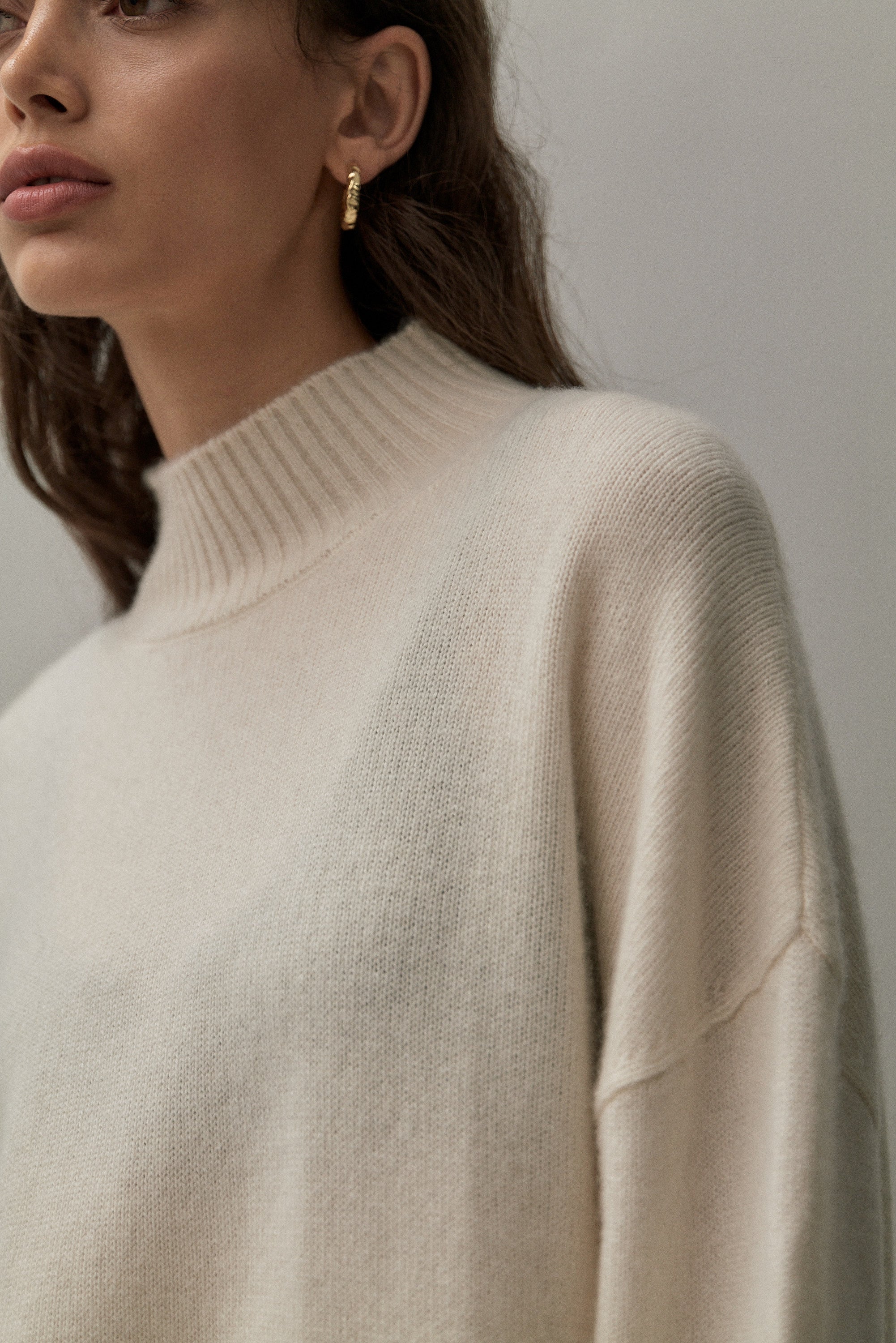 THE MOCK NECK - ECO WHITE