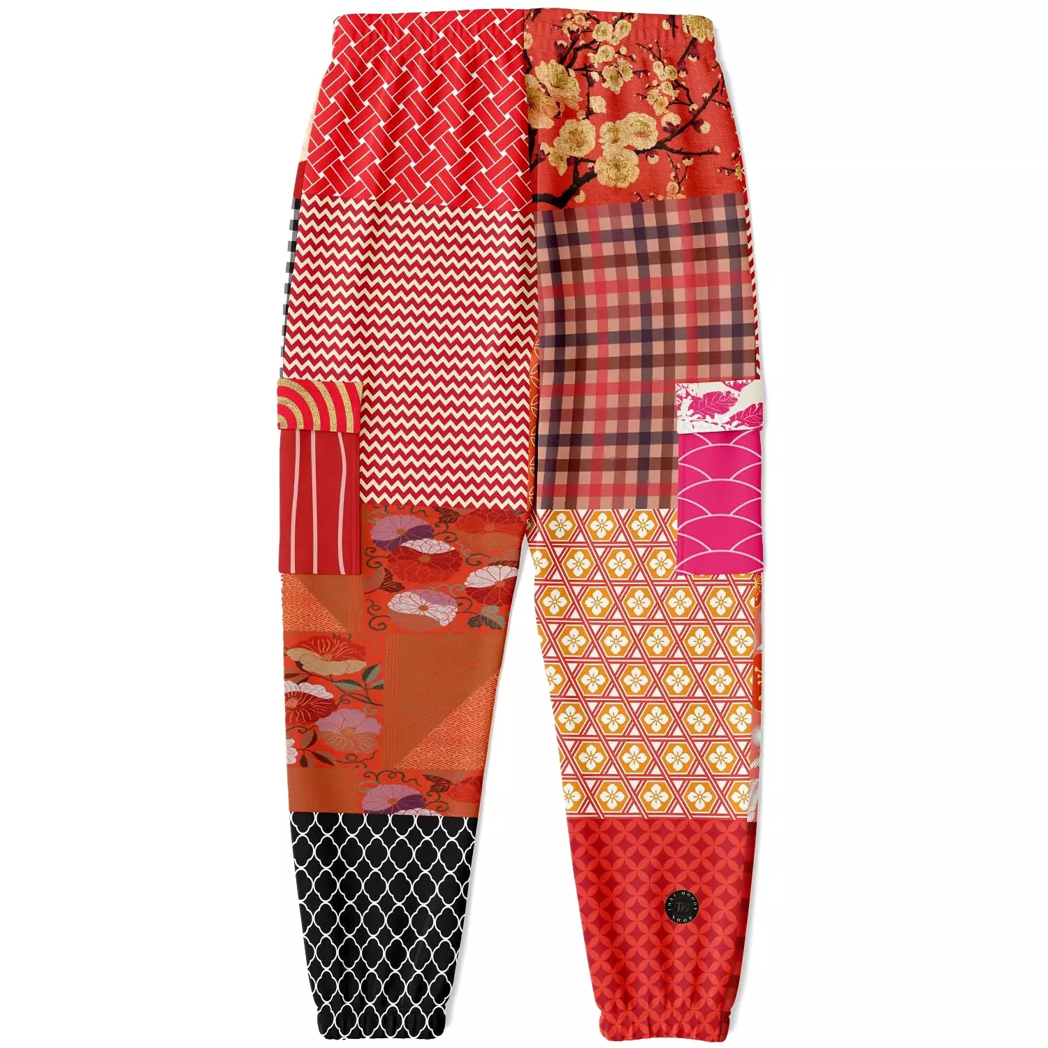 Tokyo Nights Japanese Print Unisex Eco-Poly Cargo Joggers