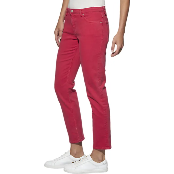 Tommy Jeans Lana Regular Rise Straight Leg Berry Jean 4349