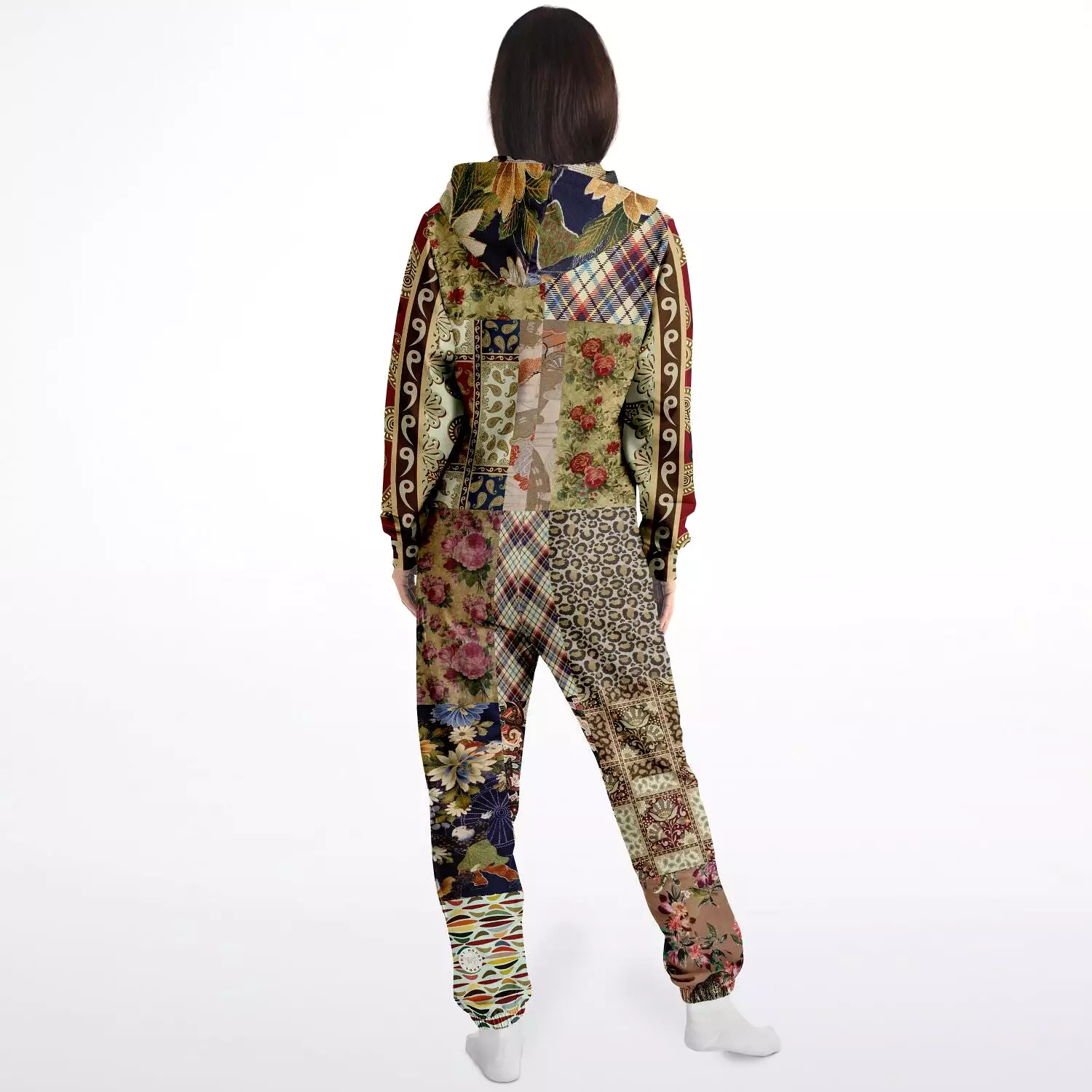 Tripoli Floral Patchwork Unisex Romper