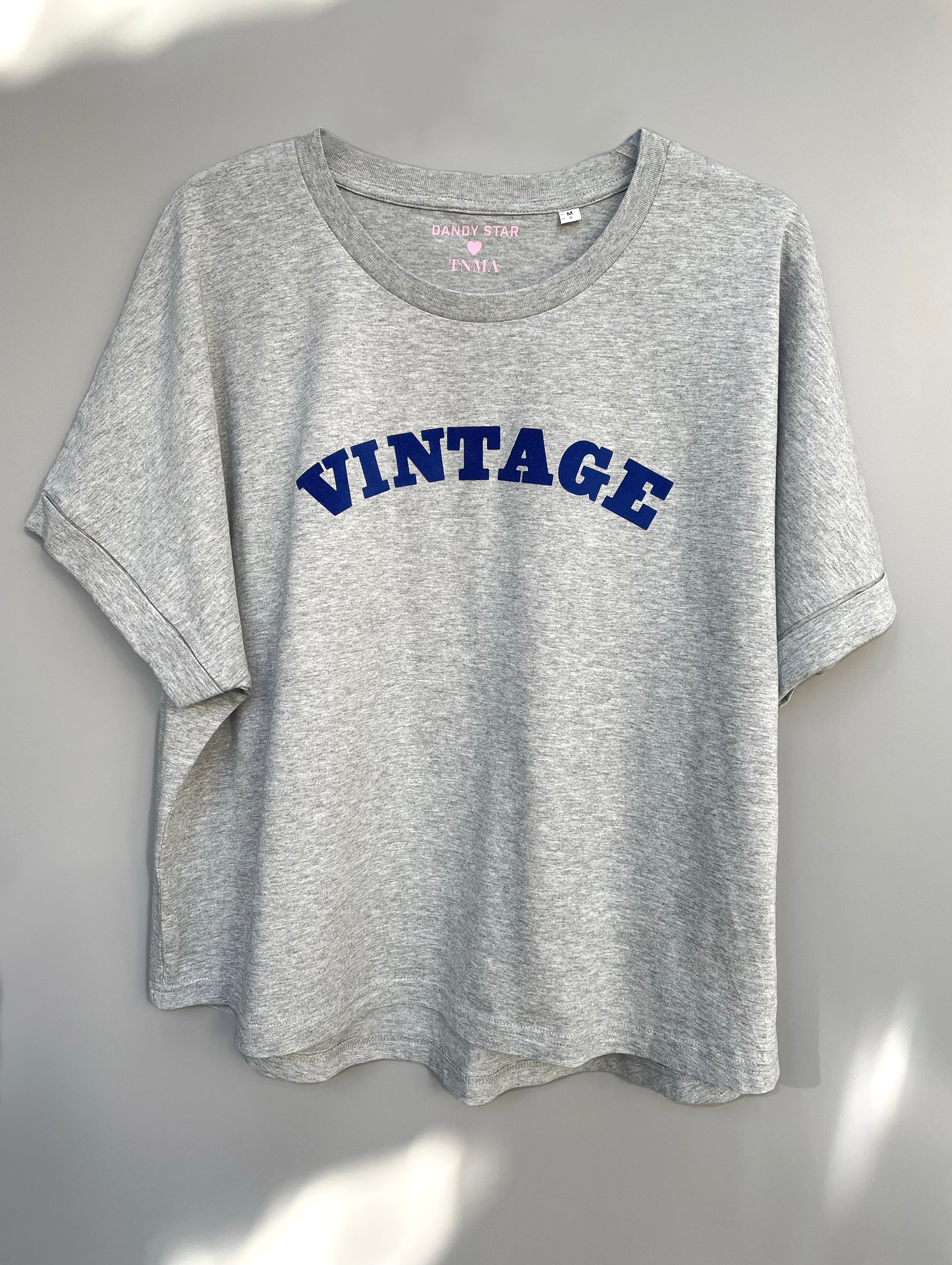 VINTAGE GREY MARL T-SHIRT