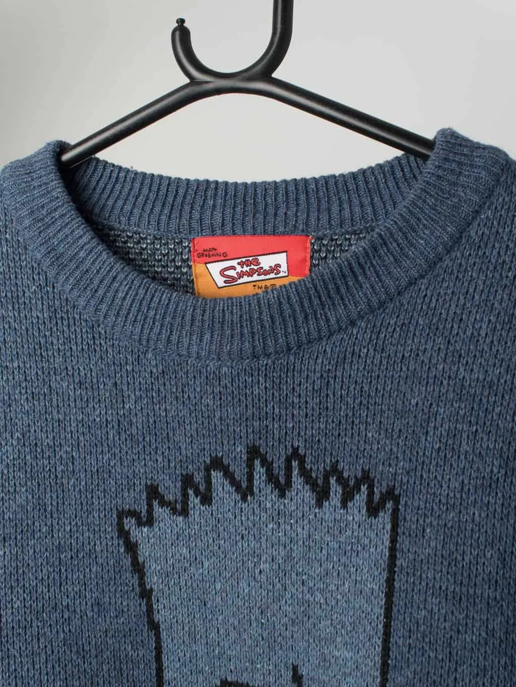 Vintage The Simpsons ski sweater with Bart Simpson snowboarding – Medium / Large