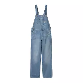 W' BIB OVERALL STRAIGHT BLUE LIGHT TRUE WASHED