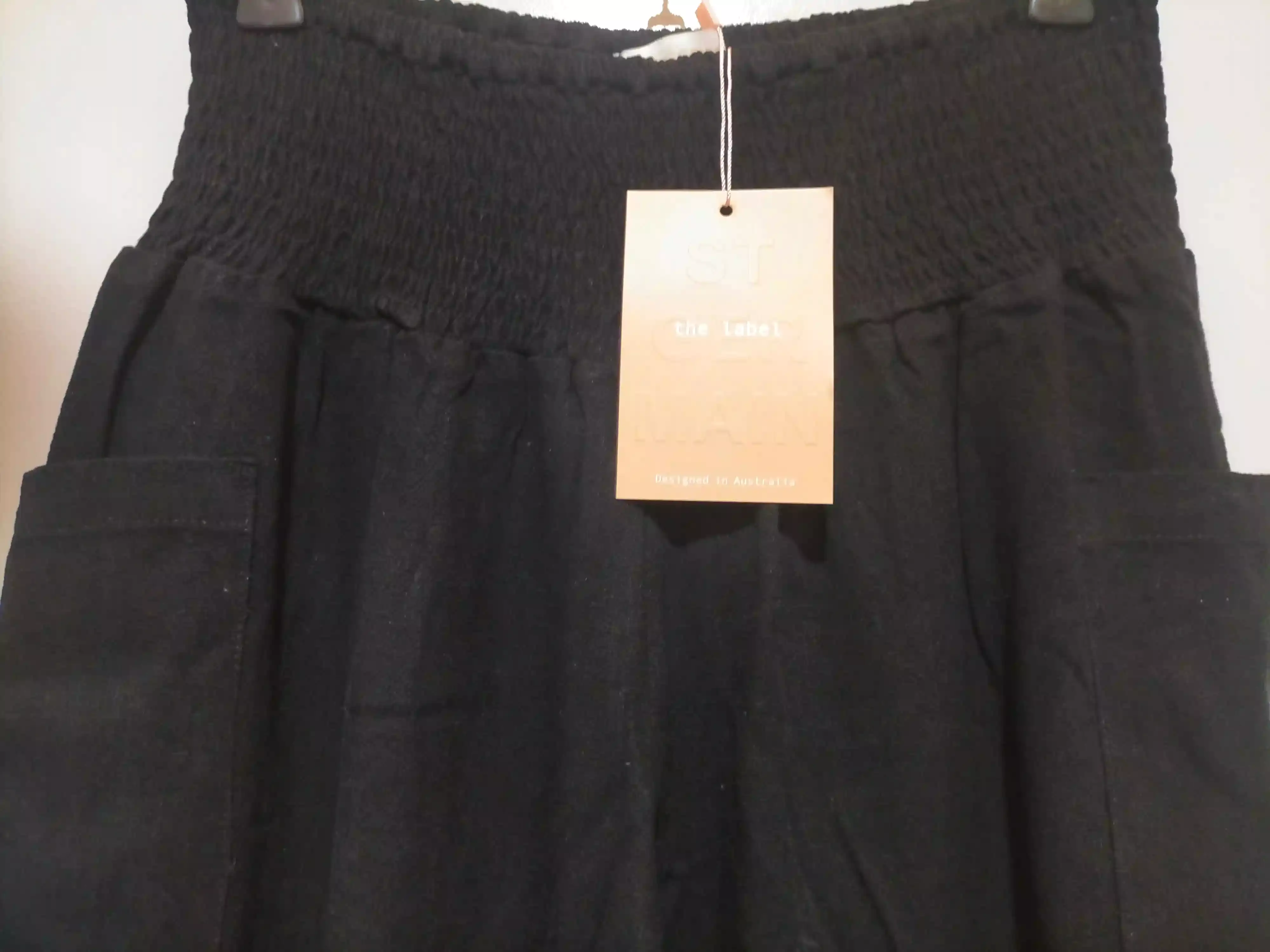 Weekend Linen Harem Pants - Black