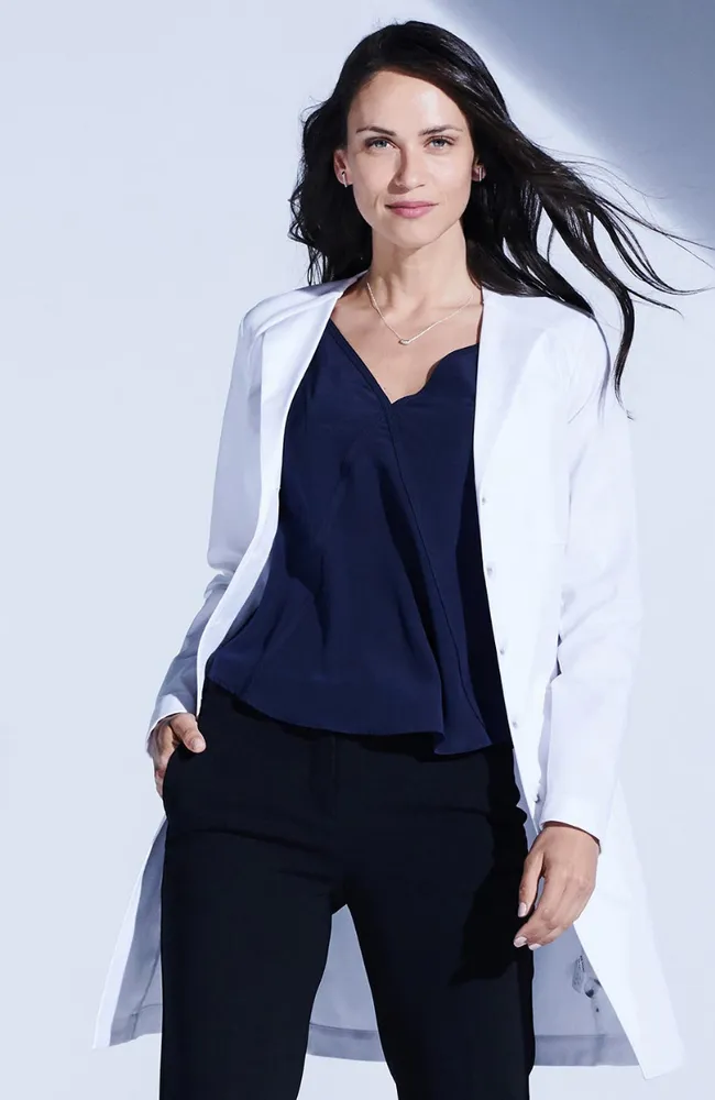 Women's Vera G. Slim Fit 34 3/4" Lab Coat