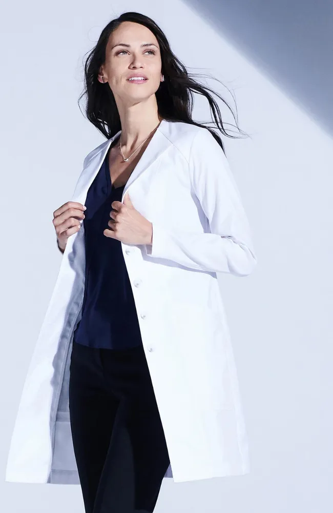 Women's Vera G. Slim Fit 34 3/4" Lab Coat