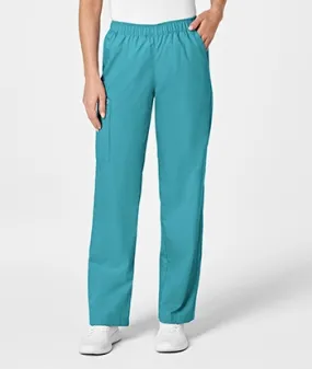 WonderWink - WonderWORK Women's Pull-On Cargo Scrub Pants - TALL. 501T