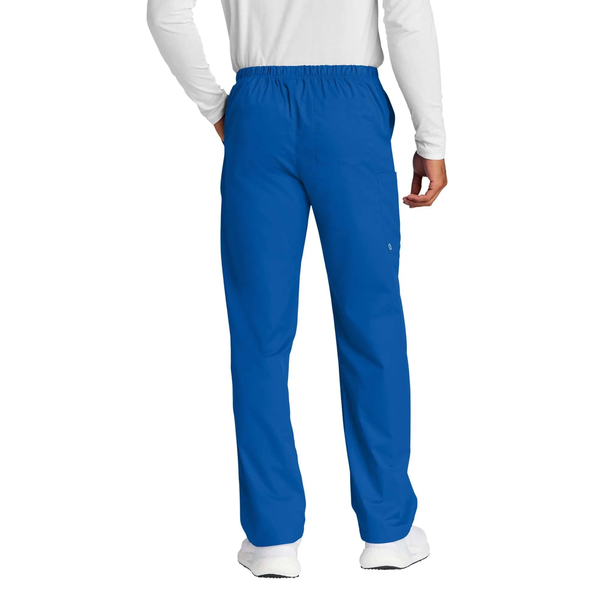 WonderWink WW3150 Unisex WorkFlex Cargo Pocket Scrub Pants - Royal