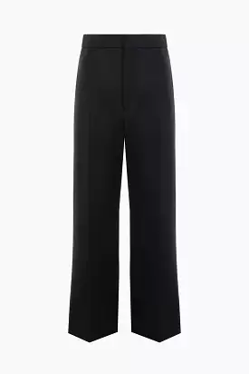 wool straight-leg pants