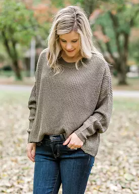 X Dusty Olive Sweater