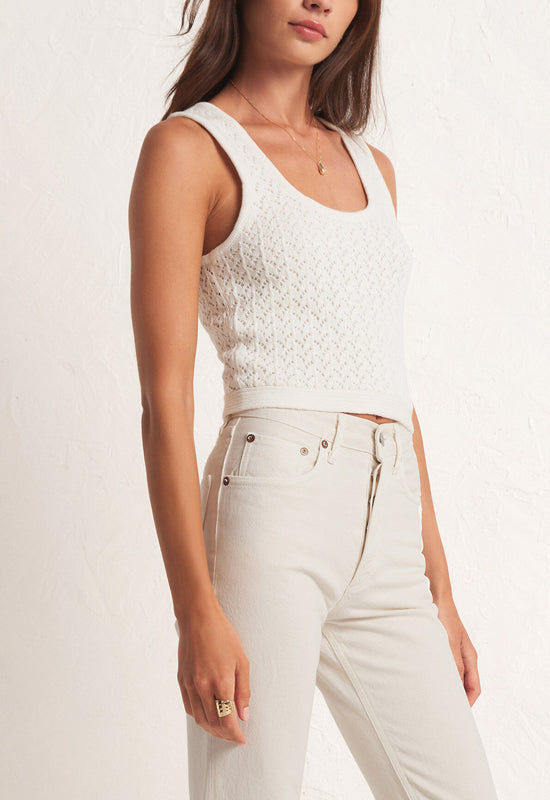 Z Supply - Koa Sweater Tank Top White