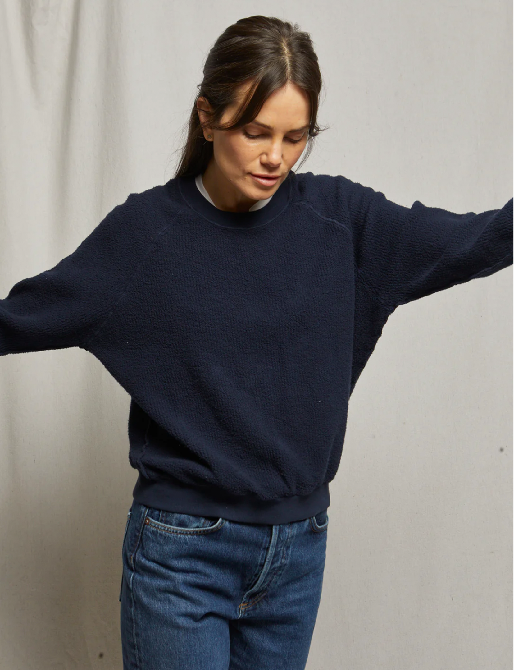 Ziggy Inside Out Sweatshirt, Navy